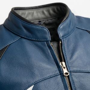 เสื้อแจ็คเก็ตหนังสำหรับขี่มอเตอร์ไซค์บุรุษ ป้องกันภัย ทนทาน คุณภาพพรีเมียม สำหรับการเดินทาง  รับสั่งทำสีตามต้องการ - Product Image 4