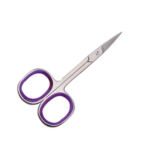 Ciseaux à cuticules en acier inoxydable, lame droite, pointe acérée, trou rond, outils de manucure durables pour adultes - Product Image 2