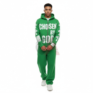 Sudadera con capucha y cremallera para hombre, estilo acid wash, 2026, 100% algodón, forro polar estampado, cómoda, informal, estilo urbano - Product Image 6