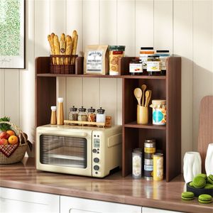 Libreria da Scrivania in Noce con Supporto Monitor 27FT/68.58cm (93.98x25.40x73.66cm) in Legno Ingegnerizzato e Kit Anti-Ribaltamento - Product Image 2
