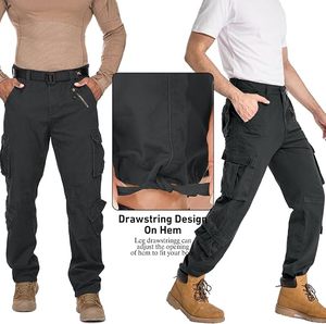 Men's Cotton <b>Work</b> <b>Pants</b> Cargo Trousers With Tool Pockets Dust Proof <b>Black</b> - Product Image 5
