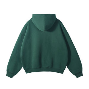 Sweat-shirt vert pour homme, sweat-shirt vert uni pour homme, sweat-shirt à capuche surdimensionné pour homme, sweat-shirt en polaire vert, pull décontracté pour homme - Product Image 1
