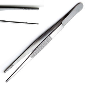 Pinzas Adson Quirúrgicas de Acero Inoxidable, Instrumentos Médicos para Uso Hospitalario y Clínico, Pinzas Adson Médicas - Product Image 1