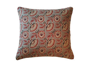 Housse de coussin en coton imprimé au bloc, style bohème, faite à la main, en lin doux, pour canapé, lit, coussin décoratif, produit tissé en gros pour la maison - Product Image 6