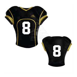 Nuevo Uniforme de Fútbol Americano de Estilo Popular, 100% Poliéster, Transpirable, con Diseño Sublimado Personalizable en Color - Product Image 6