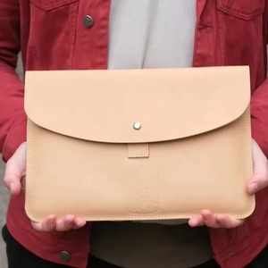 Genuine <b>Leather</b> A4 <b>Document</b> <b>Folder</b> Slim Laptop Sleeve Case for MacBook 14 Inch Holder Filing Product - Product Image 1