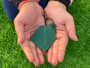 Nueva llegada reciclado Multi cuero llavero elegante llavero único encanto barato bajas tasas llaveros - Product Image 4