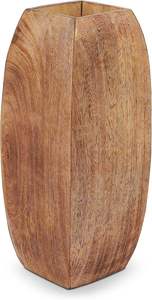 Jarrón de Madera Hecho a Mano de Gran Tamaño, Acabado Natural de Alto Estándar con Diseño Moderno Minimalista, Precio al por Mayor en India - Product Image 2