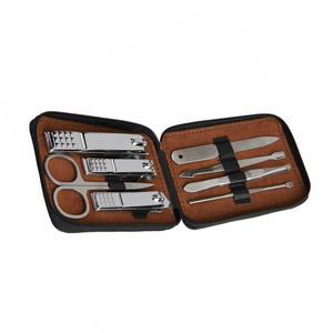 Kit de manucure et pédicure avec outils complets pour le soin des ongles dans un étui portable en cuir PU pour homme et femme, kit de manucure de luxe - Product Image 5