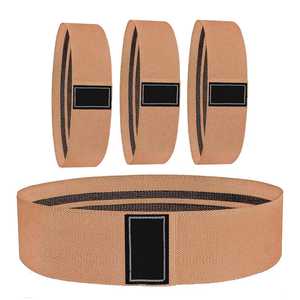 Ensemble de bandes de résistance en tissu avec logo personnalisé, antidérapantes, pour les fessiers, pour la musculation, la remise en forme à domicile, l'entraînement en force - Product Image 6