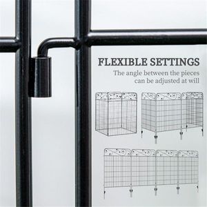 Recinzione in vinile anti-roditori da 6 piedi, zincata a caldo, con cancello per la privacy del giardino - Product Image 5