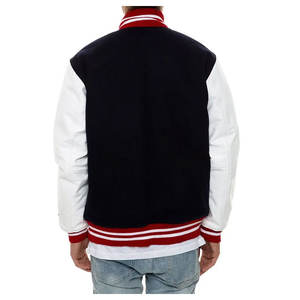 แจ็คเก็ตวาร์ซิตี้คุณภาพสูงแบบสั่งทำพิเศษสำหรับผู้ชาย แขนหนัง สไตล์เบสบอล วินเทจ แจ็คเก็ตเลตเตอร์แมน - Product Image 2