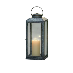 Lanterne en fer noir avec poignée pour la décoration de la maison, porte-bougie en métal durable, utilisation intérieure et extérieure, lanterne à bougie vintage - Product Image 4