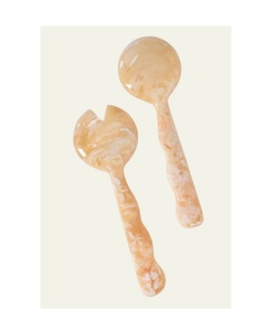 Juego de Cubiertos de Color Sólido, Juego de Cubiertos de Resina para Hotel, Tenedor y Cuchara para Ensalada, Producto Nuevo, Decoración de Mesa para Restaurantes - Product Image 1