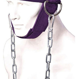 Arnés de Cabeza Unisex Antideslizante de Neopreno de Fabricación Profesional con Correas para Ejercicios de Cuello y Levantamiento de Pesas - Product Image 3