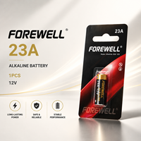 Baterai Alkali FOREWELL OEM A23 23A LR23 12V Daya Andal Grosir Label Pribadi Kemasan Kustom Senter Remote Control