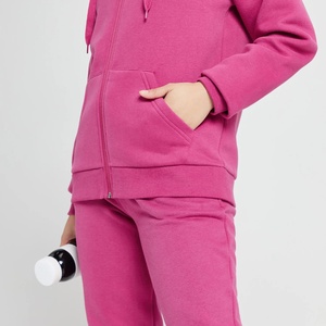 Sudadera con capucha de manga larga de punto pesado para mujer, chaqueta de invierno de calle alta, cremallera bordada, forro grueso de primavera - Product Image 2