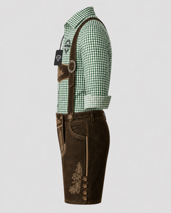 เสื้อเชิ้ตบาวาเรียนแบบดั้งเดิมสำหรับผู้ชายในเทศกาล Oktoberfest - เสื้อเชิ้ตผ้าฝ้ายแท้ 100% แบบเรียบ ขายส่งเสื้อผ้าผู้ชายราคาถูก - Product Image 6