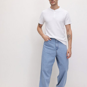 Stylish <b>Waffle</b> Knit Comfortable Soft Feel Summer Casual Wear T <b>Shirt</b> Textured <b>Waffle</b> Design Minimal Style Daily Wear T <b>Shirt</b> - Product Image 2