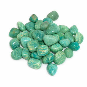 Chakralume Pierres Roulées Naturelles en Amazonite Verte, Cristal de Guérison pour Reiki, Méditation, Énergie, Décoration, Feng Shui, Usage Religieux - Product Image 1