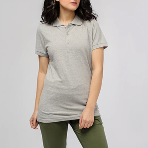 Polo de Mujer Premium 100% Algodón, Logotipo Personalizado, Diseño Casual de Manga Corta, Color Sólido - Product Image 1