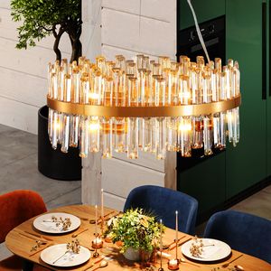 Lampadario a Sospensione in Cristallo LED Moderno e Lussuoso da 23,6 Pollici per Soggiorno, Camera da Letto, Sala da Pranzo, Decorazione Casa - Product Image 4