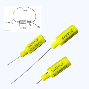 Cable de Seguridad de Alta Calidad para Logística, Sello Antirrobo para Contenedores de Camiones, Etiqueta de Cable para Sellado - Product Image 4