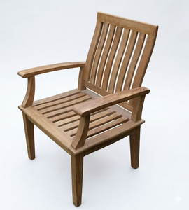 Wholesale Solid <b>Teak</b> Wood Outdoor Garden Armchair Durable Weather Resistant Wooden Patio Dining <b>Chair</b> For Hotel Project - Product Image 4