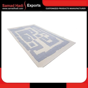 Tapis de prière islamique de qualité supérieure, tissé à la main, artisanal, écologique, luxueux, brodé, design, en vente en gros - Product Image 2