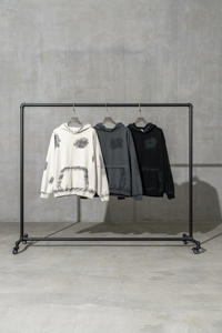 Ensembles de sweat à capuche et sweat-shirt à imprimé Acid Wash pour hommes Sweats à capuche unis brodés pour l'hiver Survêtement fabriqué - Product Image 4