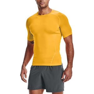 High Quality Men Compression Gym T Shirt Breathable Quick Dry Workout Fitness Sportswear Running Training <b>Tight</b> Fit T Shirt - Product Image 2