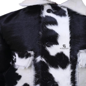 Chaqueta de Aviador para Hombre de Cuero Genuino con Pelo y Cuello con Hebilla, Acabado de Cuero Personalizado, Proveedor OEM 2026 - Product Image 4