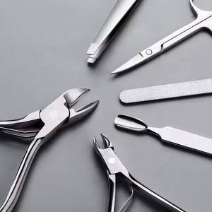 10 in 1 Professional Stainless Steel Nail <b>Kit</b> <b>Manicure</b> Tools Set for Adult Classic Style - Product Image 4