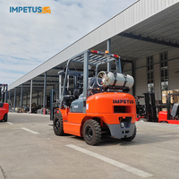 Chariot élévateur à fourche GPL IMPETUS, chariot élévateur chinois de 2,5 tonnes et 3 tonnes, chariot élévateur à gaz GLP avec moteur EEPA Euro 5