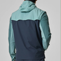 Nouveau style, meilleur prix de gros, veste coupe-vent en nylon et polyester pour homme, design OEM personnalisé, veste coupe-vent légère pour homme