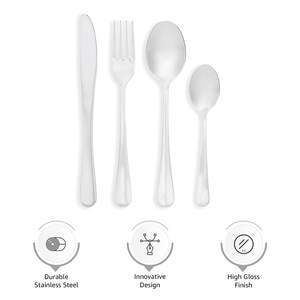 Juego de Cubiertos de Acero Inoxidable de Lujo, Colección de Artículos Esenciales para la Cena, para Veladas de Gala y Experiencias Cálidas en el Hogar - Product Image 6