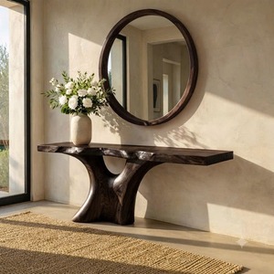 Organic Style Handmade Natural <b>Wood</b> Console <b>Table</b> for Living Room Modern Live Edge Entryway <b>Table</b> Solid <b>Wood</b> Home Decor Luxali - Product Image 6