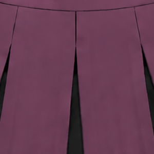 Jupe plissée bordeaux pour femmes et filles, idéale pour la danse, les entraînements, les compétitions et les tenues de sport. - Product Image 3