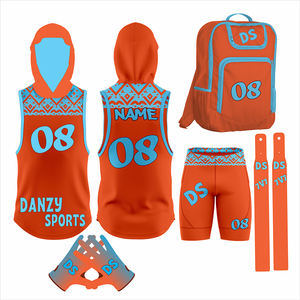 Conjuntos de Uniformes de Fútbol con Impresión Digital 7V7 para Adultos Unisex, Camisetas sin Mangas de Compresión Personalizadas, Pantalones Cortos Transpirables de Secado Rápido Plus - Product Image 1