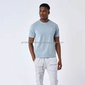T-shirt tendance personnalisé pour hommes, nouvelle arrivée, vente en gros, vêtements de rue, mode, gym, fitness, logo personnalisé, vente en gros - Product Image 4