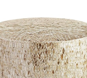 Handcrafted Decorative Mother of Pearl Mosaic <b>Round</b> Coffee <b>Table</b> Handmade Accent <b>Table</b> for Modern Home Decoration from Vietnam - Product Image 2