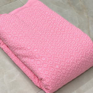 Tela de bordado SQ, tela de seda bordada, tela para abayas, material para caftanes, suministro de prendas de vestir, fabricación de prendas al por mayor, comercio de prendas. - Product Image 6