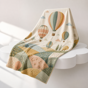 Custom Printed <b>Throw</b> Blanket Personalized Balloon Toucan Motocross Koi Orchestra Umbrella Sublimation Flannel Fleece Polyester - Product Image 2