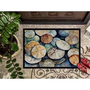 Sand Dollars Paillasson Antidérapant Lavable Low Pile 24H X 36W Intérieur Extérieur Tapis D'entrée pour Tapis De Porte Avant - Product Image 3