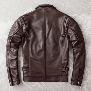 Chaqueta de Motociclista para Hombre, de Invierno, de Cuero PU, Manga Larga, Casual, Calefactable, Transpirable, Ecológica, Servicio Personalizado OEM - Product Image 4