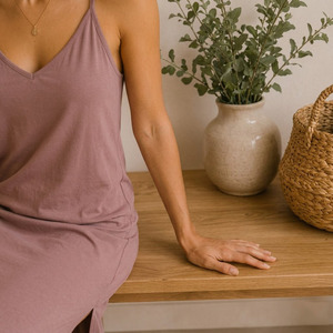 Ensemble de pyjama pour femmes de qualité supérieure, en polyester et rayonne, anti-boulochage, respirant, doux, écologique - Product Image 6