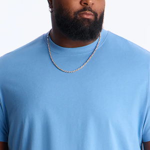 Diseño elegante para compradores al por mayor: camiseta clásica de cuello redondo para hombre, esencial para el día a día, suave y cómoda para la colección de verano. - Product Image 2