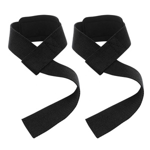 Neoprene Material Professional Grade Figure Eight Weight Power Lifting <b>Straps</b> Hook Loop Closure Palm Guard Effective Training - Product Image 2