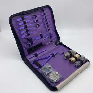 Kit de pinces pour extensions de cheveux avec outils utiles et poignées robustes pour un ajustement pratique des cheveux, un coiffage professionnel et un usage quotidien - Product Image 3