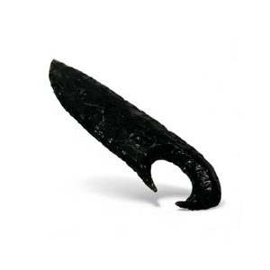 Athame de Obsidiana Negra de 6 Pulgadas, Piedra Preciosa Tallada, Calidad Premium, para Rituales Espirituales, Amuleto, Regalo - Product Image 1